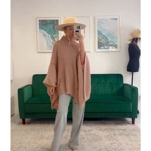 Steve Madden Pink Cape Style Sweater